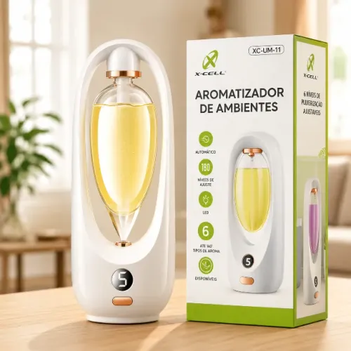 Umidificador Automático com Led Difusor de Aroma