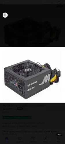 Fonte ATX 400W Reais PCWells PK-550 - Nova Sem Uso
