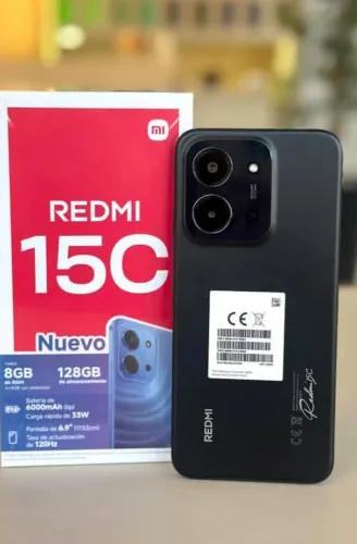 Oferta Imperdível Xiaomi Dual chip Pronta entrega Redmi 15C preto 4/256