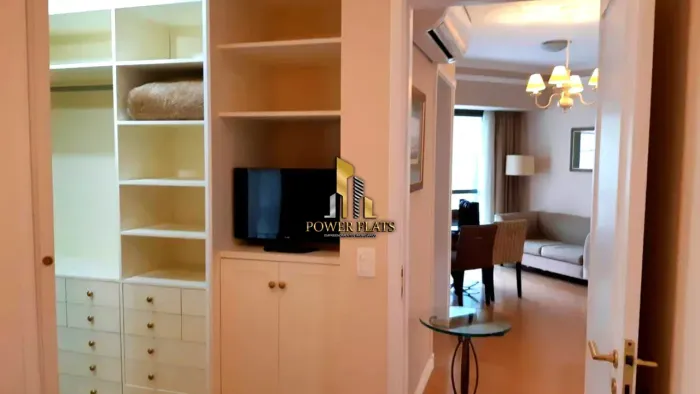 Flat para locação no Itaim Bibi | 53m² | 1 dormitório | 1 vaga | Alto padrão