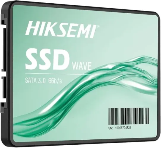 SSD Hiksemi Wave(S) 120GB Verde SATA 2.5? Leitura Até 460 MB/s Escrita até 360 MB/s 40TBW