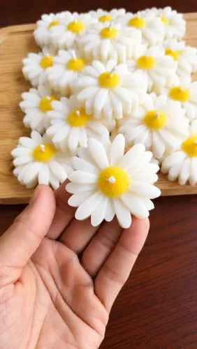 Lembrancinha vela aromáticas margarida