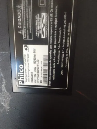 Tv Philco ph43e30dsgw LED tela quebrada 
