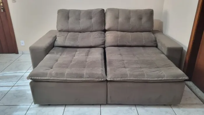 Sofá Retrátil Reclinável Bom Pastor - 2 Lugares 2,30m - VENDA SOMENTE PRESENCIAL
