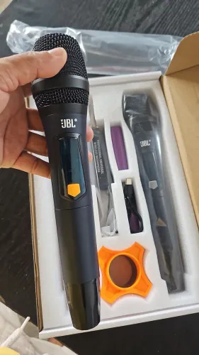 Vendo microfone jbl novo bateria recarregável