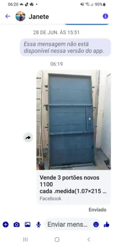 Vende se 3 portões novos 900 cada