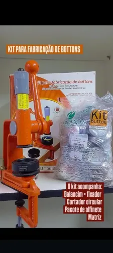 Máquina de botton com 02 matriz