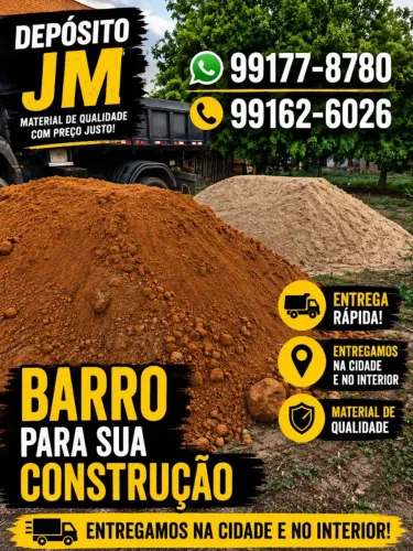 BARRO PARA SUA CONSTRUÇÃO