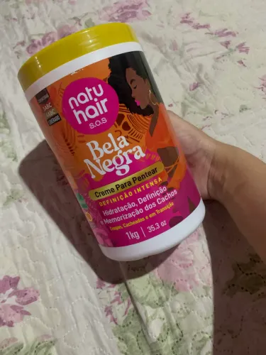 bela negra creme prata pentear 