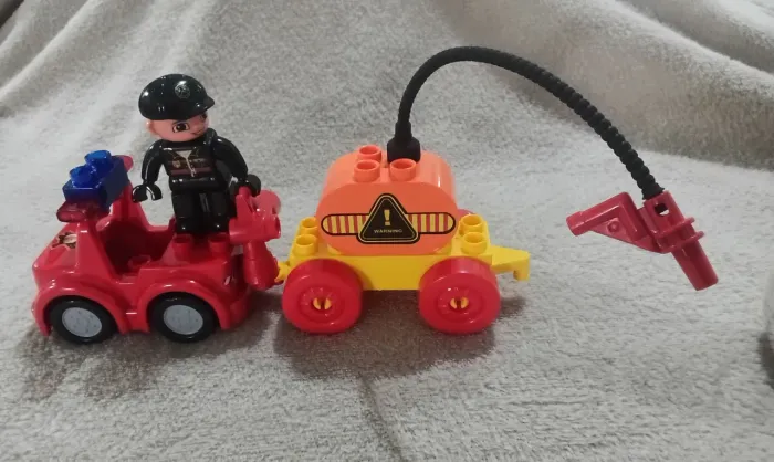 Kit Estação dos Bombeiros tipo Lego City - Caminhão dos Bombeiros