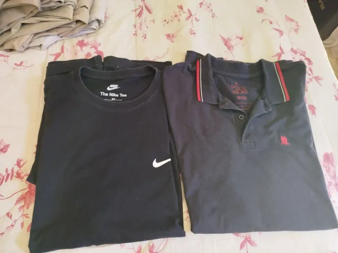 Lote  com 9 peças de roupa masculina Tam 46/48