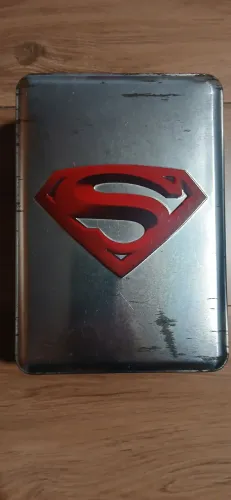 Box Superman Coleção Completa em Lata Metálica 9 DVDs