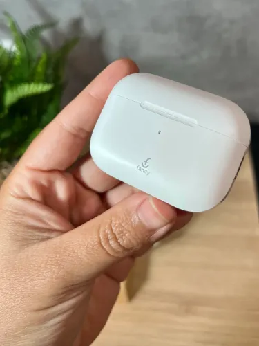 FONE DE OUVIDO BLUETOOTH ORIGINAL FANCY - BRANCO COM CANCELAMENTO DE RUÍDO ATIVO 