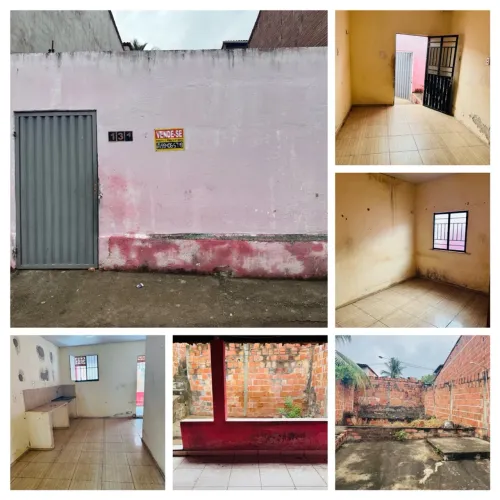 Casa ampla com terreno murado