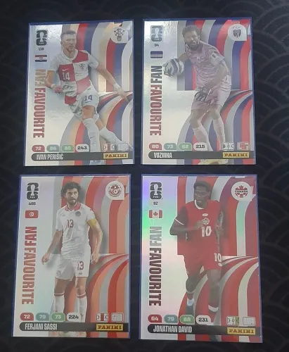 Cartas Adrenalyn Copa 2026 ( FAN FAVORITOS )