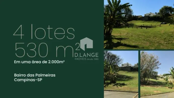 Terreno à venda no bairro das Palmeiras em Campinas - SP