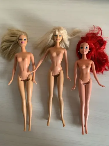 Lote Personalizado: 3 bonecas Barbie sucatas