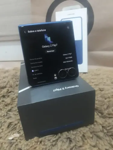 Samsung Z Flip 7 Zero! Topo Lançamento Dobrável Completo Caixa Nota fiscal Oportunidade. 