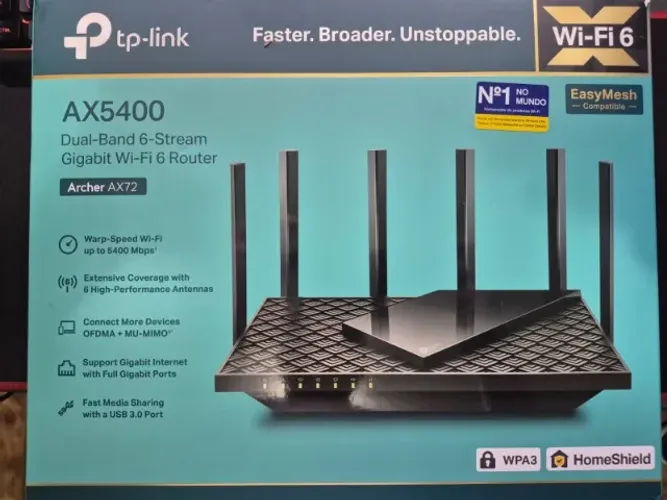 Roteador TP-Link AX5400 - Gigabit Wi-Fi 6