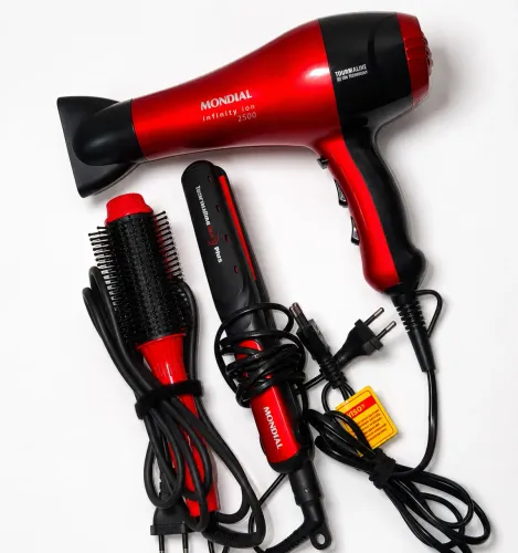 Kit completo para cuidados com o cabelo