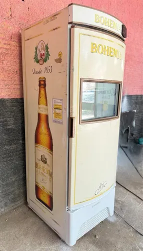 Freezer expositor cervejeiro metalfrio 497 litros retro