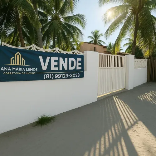 Imóvel para venda tem 450 metros quadrados com 3 quartos em Carne-de-Vaca - Goiana - PE