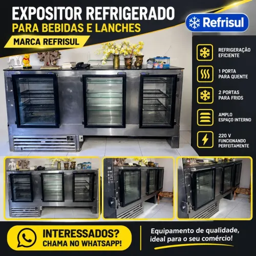Expositor de frios e salgados