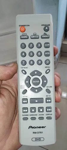 Controle remoto dvd Pioneer praticamente zero