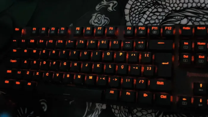 Kit mouse e teclado redragom mecânico