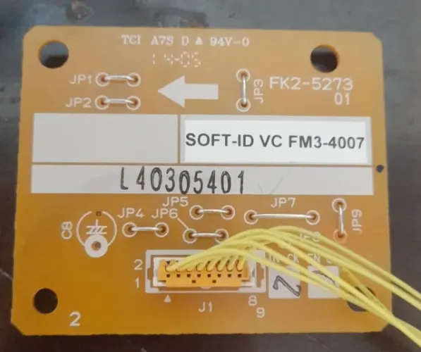 FM3-4007 Conjunto de placa de circuito impresso SOFT-ID da Canon 