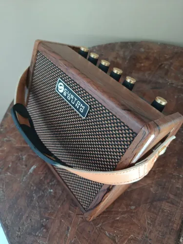 Amplificador para Violão e microfone com bluetooth