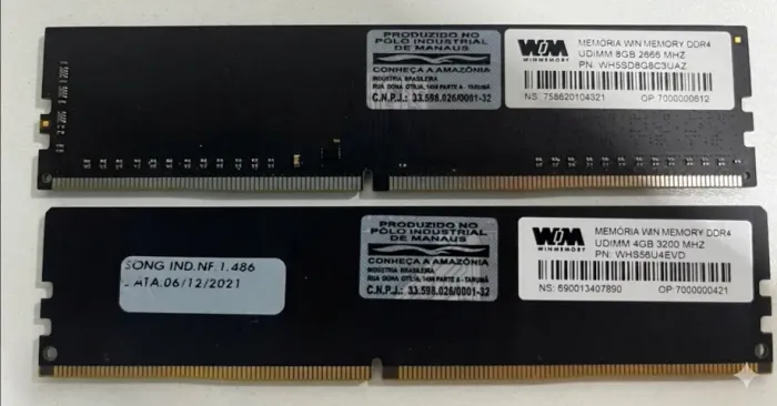 Memória RAM DDR4 | WIN | 8GB + 4GB