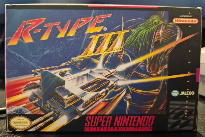 R-Type 3 REPRÔ/ALTERNATIVO C/ MINI CAIXA (SNES)
