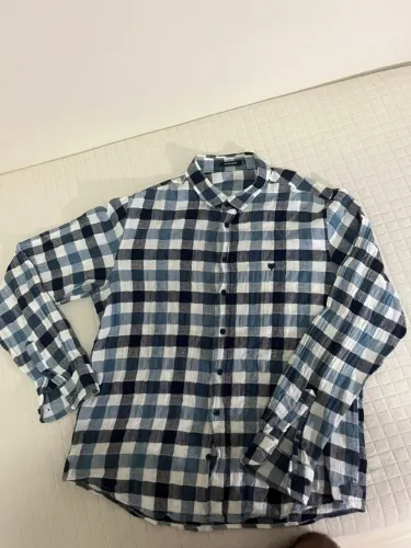 Camisa xadrez, manga cumprida, tamanho M, da CAVALERA.