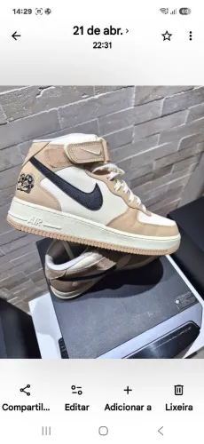 Tênis Nike Air Force 1 Edição Especial (Tamanho 41)