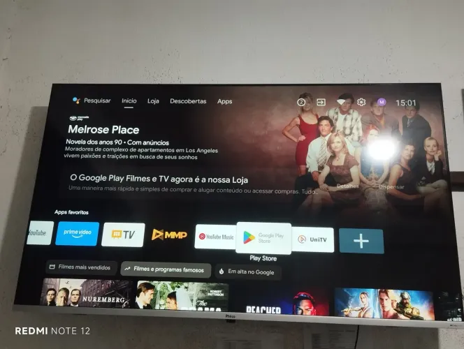 Tv de 43 polegadas LED e smart Android pra vender