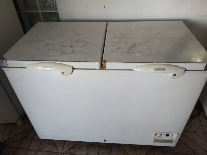 Frezer 410 lts=2 portas/com garantia