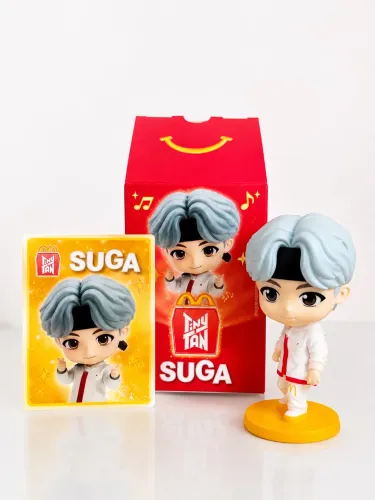 Suga (edição Especial) - Bts Tinytan Mcdonald's + Card