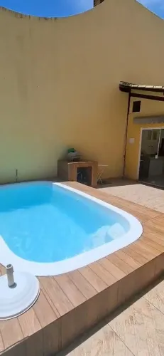 Piscina de Fibra + Bomba / Estado de zero