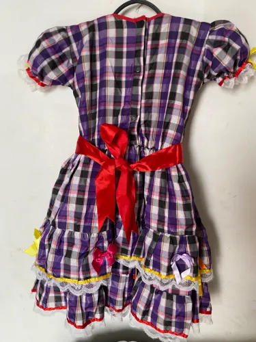 Vestido junino 4 anos 