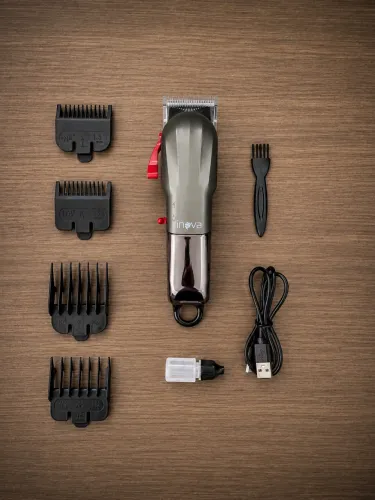 Máquina de cortar cabelo sem fio profissional