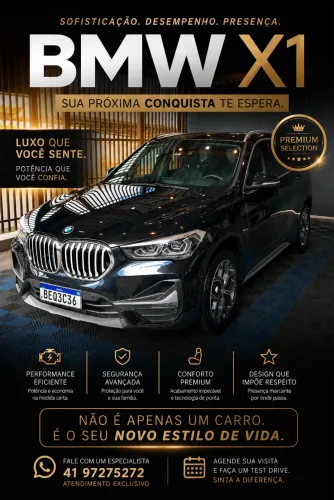 BMW X1 Sdrive 20I X-line 2.0 TB Active Flex 2021