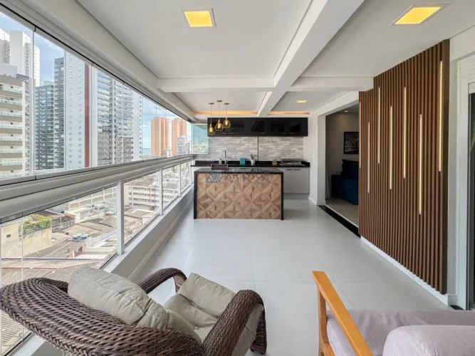 Apartamento à venda em Praia Grande no Boqueirão, 3 quartos, 3 suítes, 3 vagas