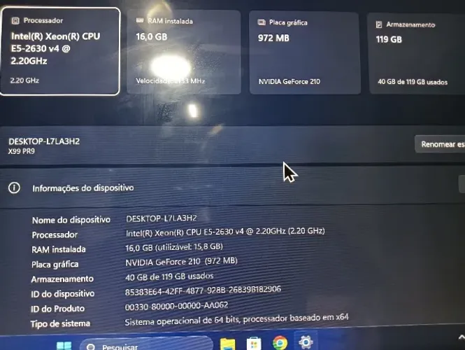 Computador Gamer Xeon