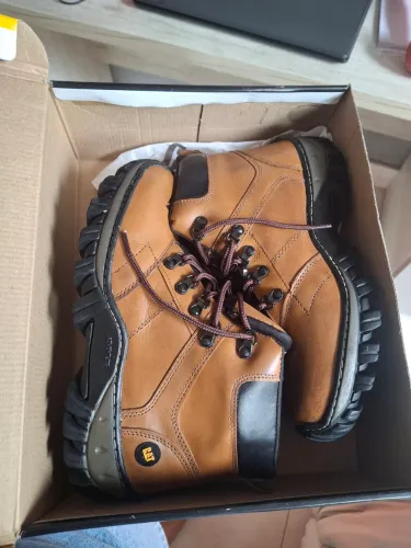 Bota Botina de Segurança couro