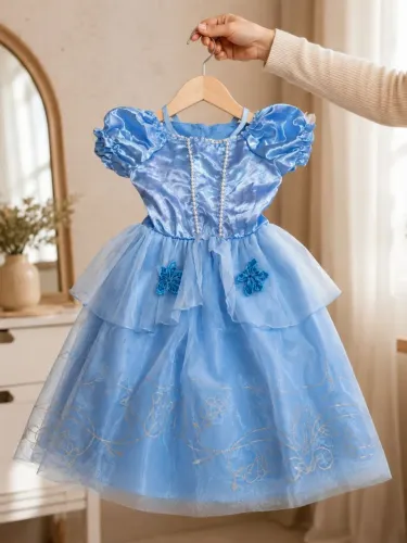 Vestido infantil para aniversário Festa