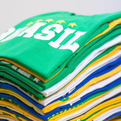 Atacado Camisa Brasil - Algodão 
