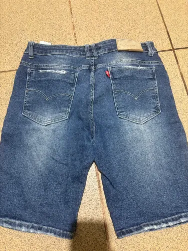 Bermuda jeans masculina tam. 42