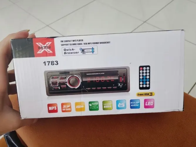 Radio Para Carro Automotivo Bluetooth Potente Melhor Som Usb Mp3.6588BT