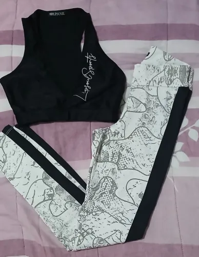 Conjunto Fitness Academia Lipsoul Tamanho M